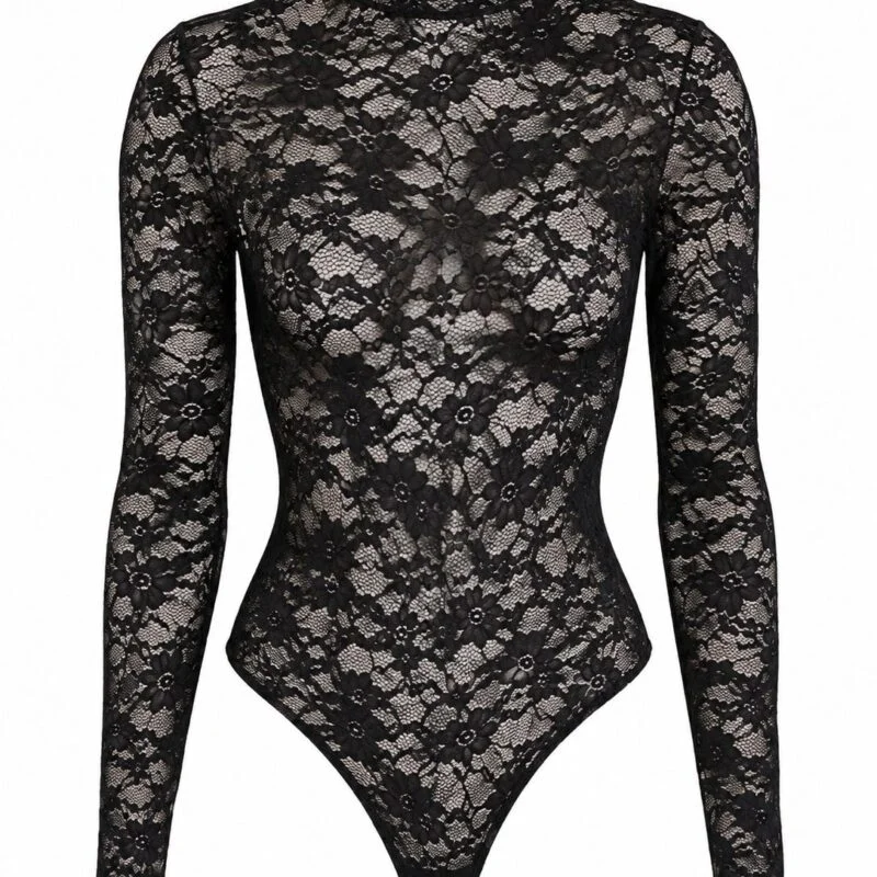 Body Renda — Preto